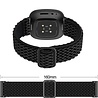 Strap-it® Strap-it Fitbit Versa 3 Gewebtes Nylon Armband (Schwarz) Strap-it® Strap-it Fitbit Versa 3 Gewebtes Nylon Armband (Schwarz)