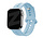 Bandz Apple Watch Silikonarmband 'Single Link' (HellBlau)