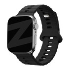 Bandz Bandz Apple Watch Silikonarmband 'Single Link' (Schwarz)