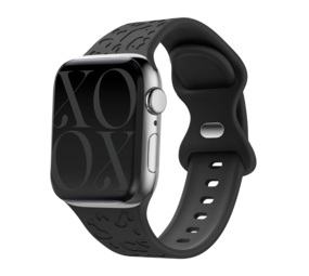 xoxo Wildhearts xoxo Wildhearts Apple Watch Silikonarmband Leopardenmuster (Schwarz) xoxo Wildhearts xoxo Wildhearts Apple Watch Silikonarmband Leopardenmuster (Schwarz)