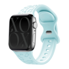 xoxo Wildhearts xoxo Wildhearts Apple Watch Silikonarmband Leopardenmuster (Hellgrün)