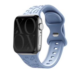 xoxo Wildhearts xoxo Wildhearts Apple Watch Silikonarmband Leopardenmuster (Hellblau) xoxo Wildhearts xoxo Wildhearts Apple Watch Silikonarmband Leopardenmuster (Hellblau)
