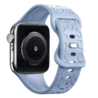 xoxo Wildhearts xoxo Wildhearts Apple Watch Silikonarmband Leopardenmuster (Hellblau) xoxo Wildhearts xoxo Wildhearts Apple Watch Silikonarmband Leopardenmuster (Hellblau)