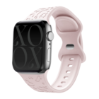xoxo Wildhearts xoxo Wildhearts Apple Watch Silikonarmband Leopardenmuster (Hellrosa)