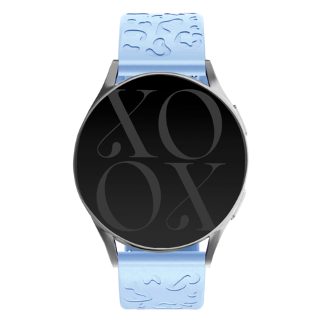 xoxo Wildhearts xoxo Wildhearts Samsung Galaxy Watch 4 Classic 42mm Silikonarmband Leopardenmuster (Hellblau) xoxo Wildhearts xoxo Wildhearts Samsung Galaxy Watch 4 Classic 42mm Silikonarmband Leopardenmuster (Hellblau)