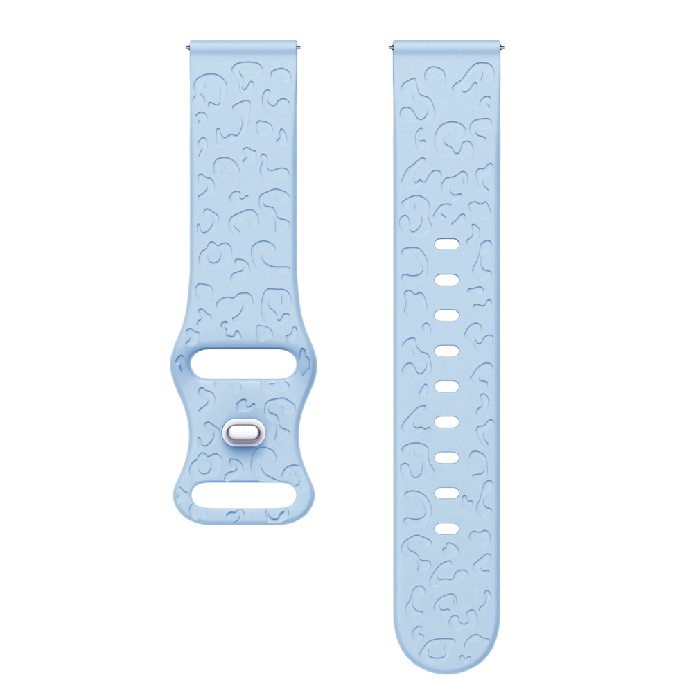 xoxo Wildhearts xoxo Wildhearts Samsung Galaxy Watch 4 Classic 42mm Silikonarmband Leopardenmuster (Hellblau) xoxo Wildhearts xoxo Wildhearts Samsung Galaxy Watch 4 Classic 42mm Silikonarmband Leopardenmuster (Hellblau)