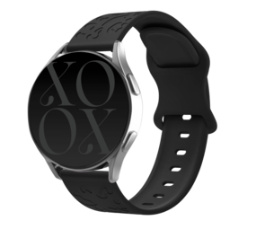 xoxo Wildhearts xoxo Wildhearts Samsung Galaxy Watch Active Silikonarmband Leopardenmuster (Schwarz) xoxo Wildhearts xoxo Wildhearts Samsung Galaxy Watch Active Silikonarmband Leopardenmuster (Schwarz)