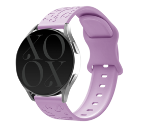 xoxo Wildhearts xoxo Wildhearts Samsung Galaxy Watch Active Silikonarmband Leopardenmuster (Lila) xoxo Wildhearts xoxo Wildhearts Samsung Galaxy Watch Active Silikonarmband Leopardenmuster (Lila)