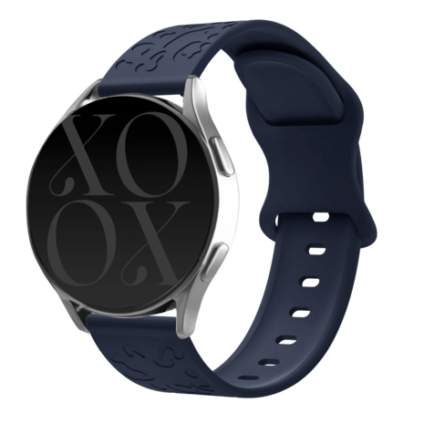 xoxo Wildhearts xoxo Wildhearts Samsung Galaxy Watch Active Silikonarmband Leopardenmuster (Dunkelblau) xoxo Wildhearts xoxo Wildhearts Samsung Galaxy Watch Active Silikonarmband Leopardenmuster (Dunkelblau)