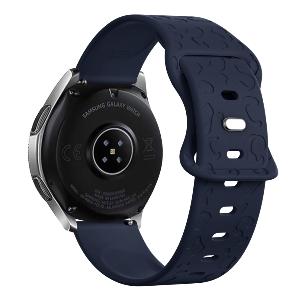 xoxo Wildhearts xoxo Wildhearts Samsung Galaxy Watch Active Silikonarmband Leopardenmuster (Dunkelblau) xoxo Wildhearts xoxo Wildhearts Samsung Galaxy Watch Active Silikonarmband Leopardenmuster (Dunkelblau)
