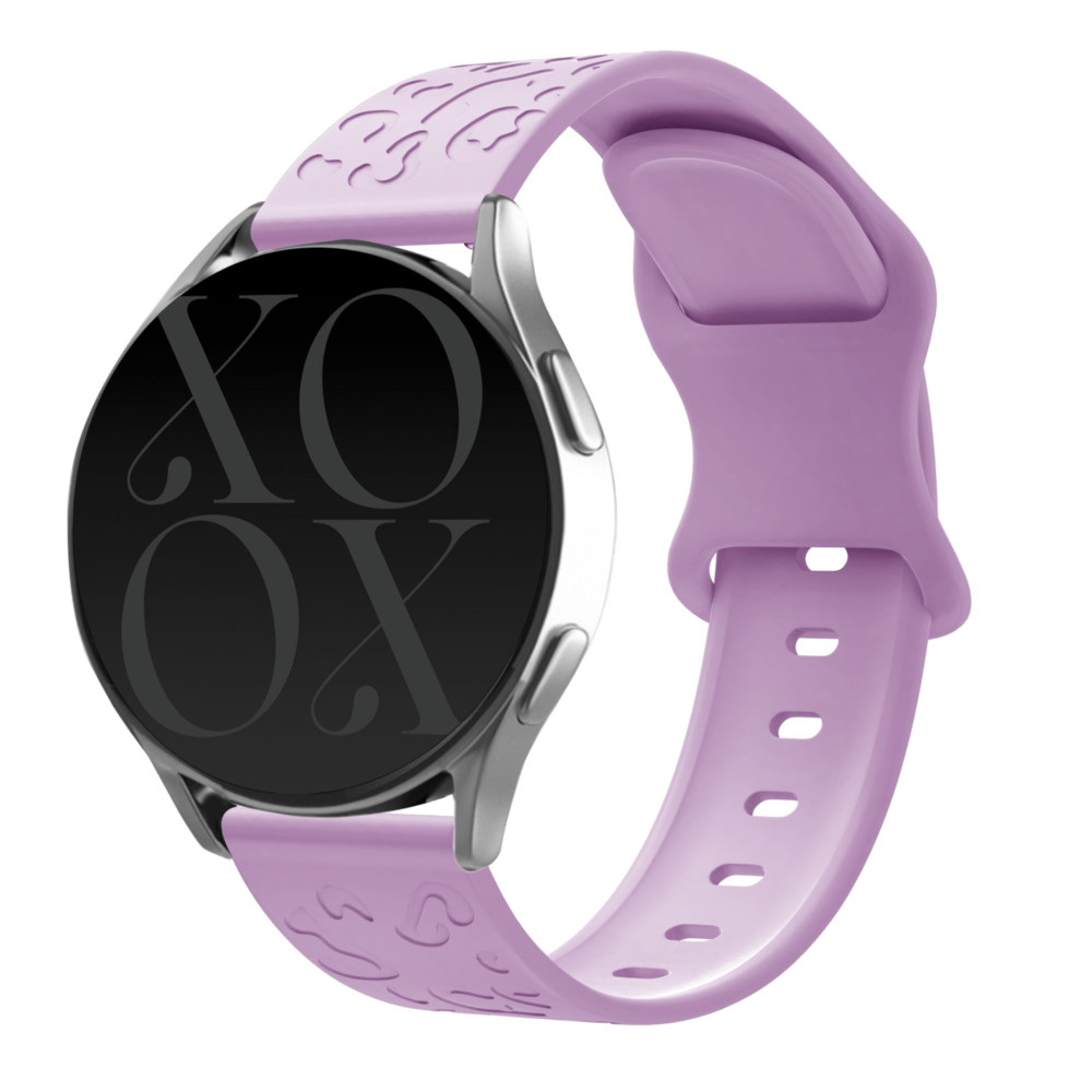 xoxo Wildhearts xoxo Wildhearts Amazfit GTS 3 Silikonarmband Leopardenmuster (Lila) xoxo Wildhearts xoxo Wildhearts Amazfit GTS 3 Silikonarmband Leopardenmuster (Lila)
