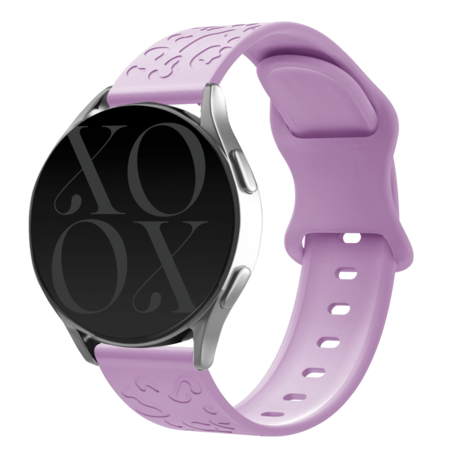 xoxo Wildhearts xoxo Wildhearts Amazfit GTS 3 Silikonarmband Leopardenmuster (Lila) xoxo Wildhearts xoxo Wildhearts Amazfit GTS 3 Silikonarmband Leopardenmuster (Lila)