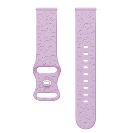 xoxo Wildhearts xoxo Wildhearts Polar Ignite 3 Silikonarmband Leopardenmuster (Lila) xoxo Wildhearts xoxo Wildhearts Polar Ignite 3 Silikonarmband Leopardenmuster (Lila)