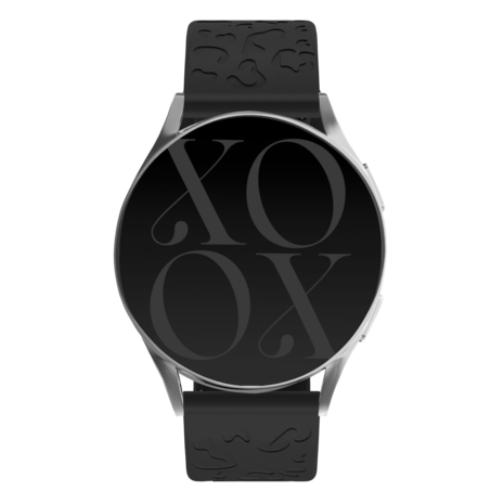 xoxo Wildhearts xoxo Wildhearts Polar Pacer Silikonarmband Leopardenmuster (Schwarz) xoxo Wildhearts xoxo Wildhearts Polar Pacer Silikonarmband Leopardenmuster (Schwarz)