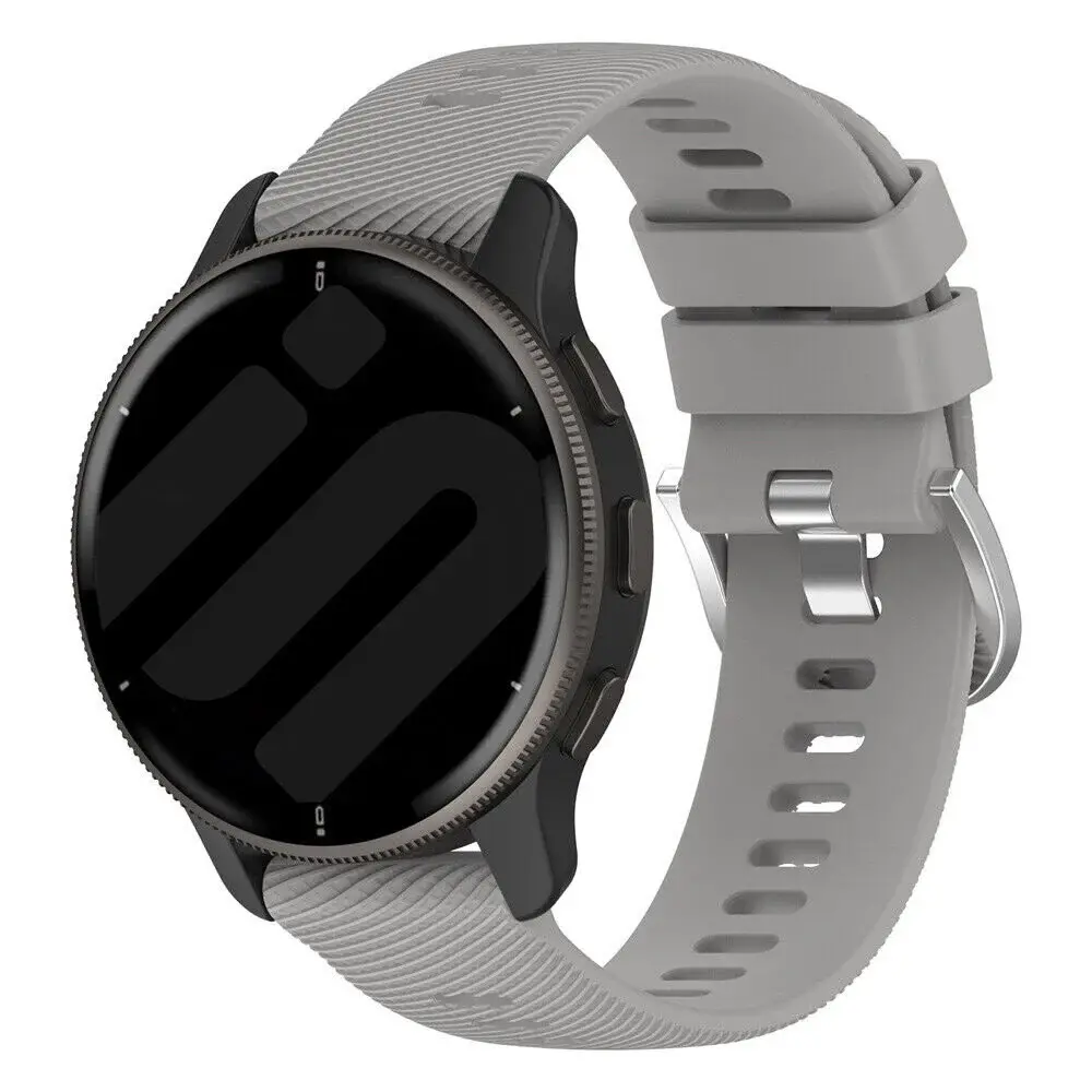 Strap-it® Strap-it Coros Pace 2 Silikonarmband (Hellgrau)