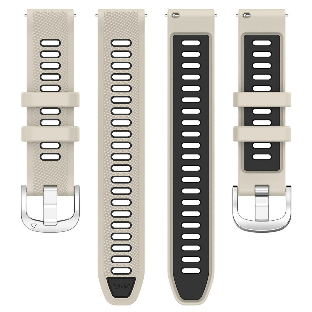 Strap-it® Strap-it Coros Pace 2 Sport Schnallenarmband (Beige/Schwarz) Strap-it® Strap-it Coros Pace 2 Sport Schnallenarmband (Beige/Schwarz)