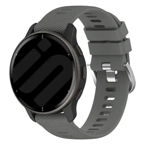Strap-it® Strap-it Coros Apex 42mm Silikonarmband (Dunkelgrau)