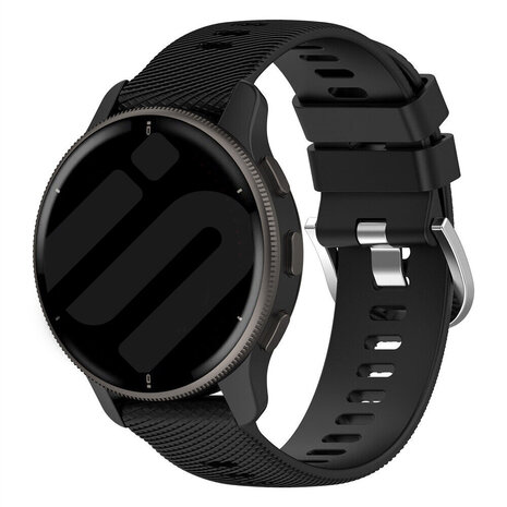 Strap-it® Strap-it Coros Pace 3 Silikonarmband (Schwarz)