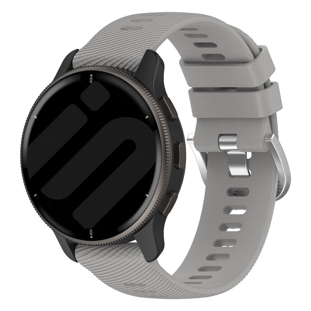 Strap-it® Strap-it Coros Pace 3 Silikonarmband (Hellgrau)