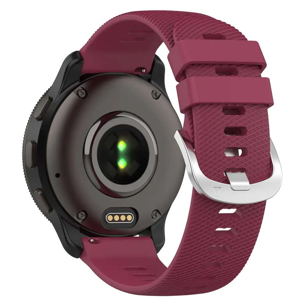 Strap-it® Strap-it Coros Apex 2 Pro Silikonarmband (Weinrot)