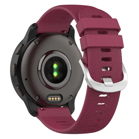 Strap-it® Strap-it Coros Apex 2 Pro Silikonarmband (Weinrot)