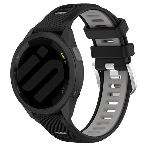 Strap-it® Strap-it Coros Apex 2 Pro Sport Schnallenarmband (Schwarz/Grau)