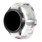 Strap-it® Luminous Butterfly Samsung Galaxy Watch FE magnetisches Armband
