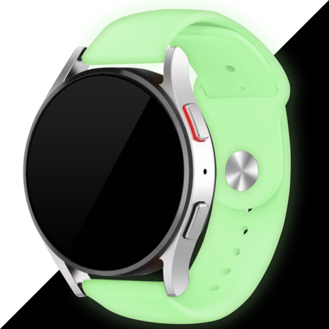 Strap-it® Strap-it Samsung Galaxy Watch FE leuchtendes Silikonarmband (lime) Strap-it® Strap-it Samsung Galaxy Watch FE leuchtendes Silikonarmband (lime)