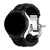 Strap-it® Strap-it Samsung Galaxy Watch FE Nylon-Seilarmband (Schwarz) Strap-it® Strap-it Samsung Galaxy Watch FE Nylon-Seilarmband (Schwarz)