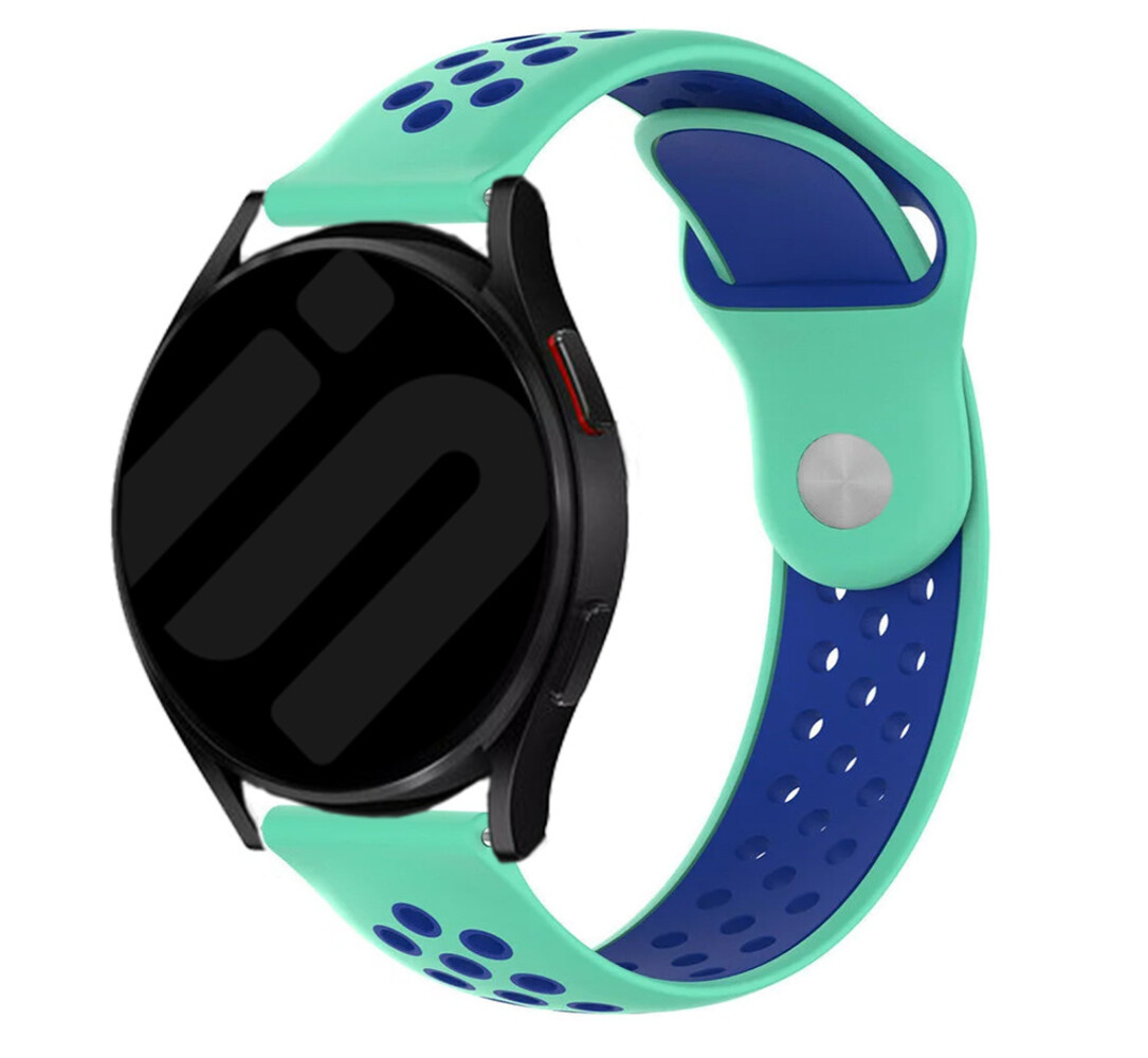 Strap-it® Strap-it Samsung Galaxy Watch FE Sportarmband (Aqua/Blau)