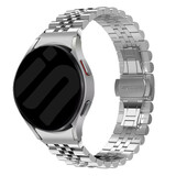 Strap-it® Samsung Galaxy Watch 7 - 40mm Jubilee Stahlarmband (Silber) Strap-it® Samsung Galaxy Watch 7 - 40mm Jubilee Stahlarmband (Silber)