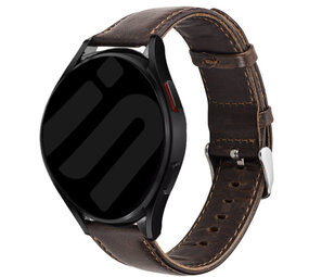 Strap-it® Samsung Galaxy Watch 7 - 40mm Lederarmband (Dunkelbraun) Strap-it® Samsung Galaxy Watch 7 - 40mm Lederarmband (Dunkelbraun)