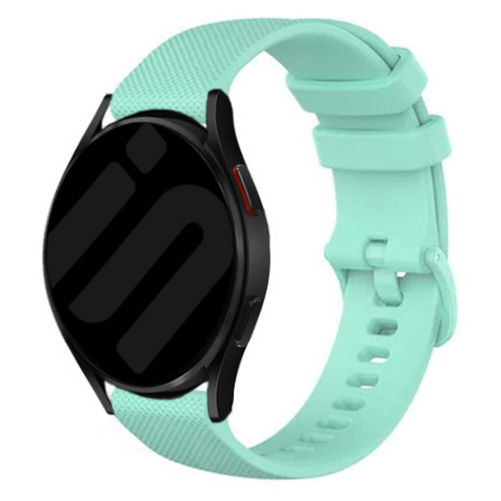 Strap-it® Strap-it Samsung Galaxy Watch 7 - 40mm Luxus Silikonarmband (Aqua)