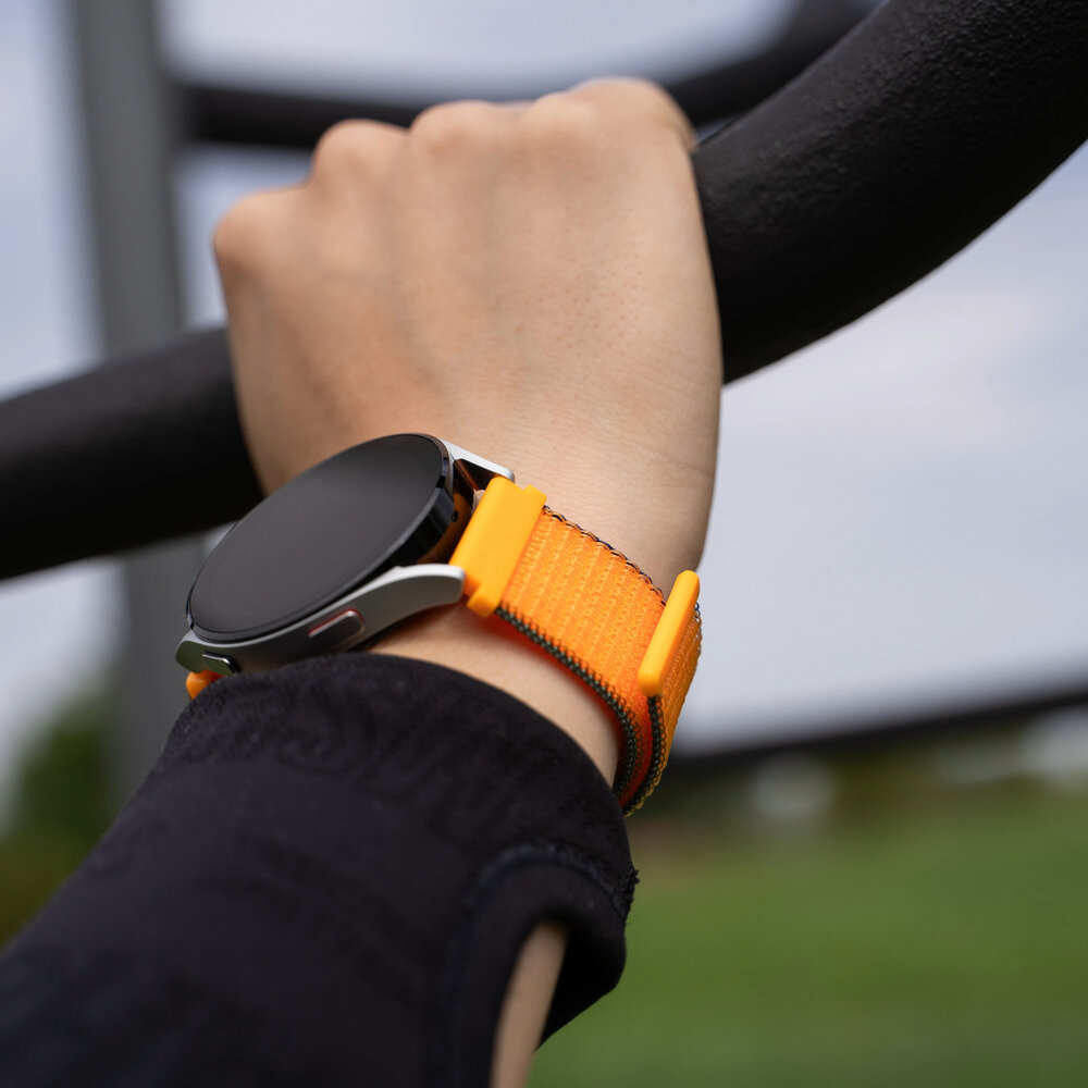 Strap-it® Strap-it Samsung Galaxy Watch 7 - 40mm Nylon Armband (Kumquat) Strap-it® Strap-it Samsung Galaxy Watch 7 - 40mm Nylon Armband (Kumquat)
