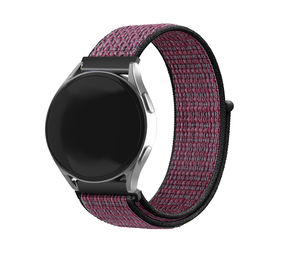 Strap-it® Samsung Galaxy Watch 7 - 40mm Nylon Armband (True Berry) Strap-it® Samsung Galaxy Watch 7 - 40mm Nylon Armband (True Berry)