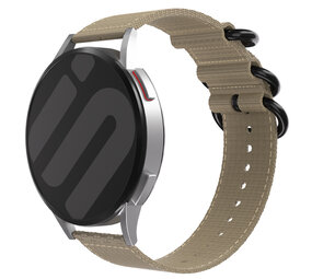 Strap-it® Samsung Galaxy Watch 7 - 40mm Nylon Schnallenarmband (Khaki) Strap-it® Samsung Galaxy Watch 7 - 40mm Nylon Schnallenarmband (Khaki)
