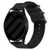 Strap-it® Samsung Galaxy Watch 7 - 40mm Nylon Schnallenarmband (Schwarz) Strap-it® Samsung Galaxy Watch 7 - 40mm Nylon Schnallenarmband (Schwarz)