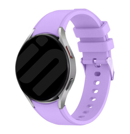 Strap-it® Strap-it Samsung Galaxy Watch 7 - 40mm Silikonarmband 'Perfect fit' (Lila)