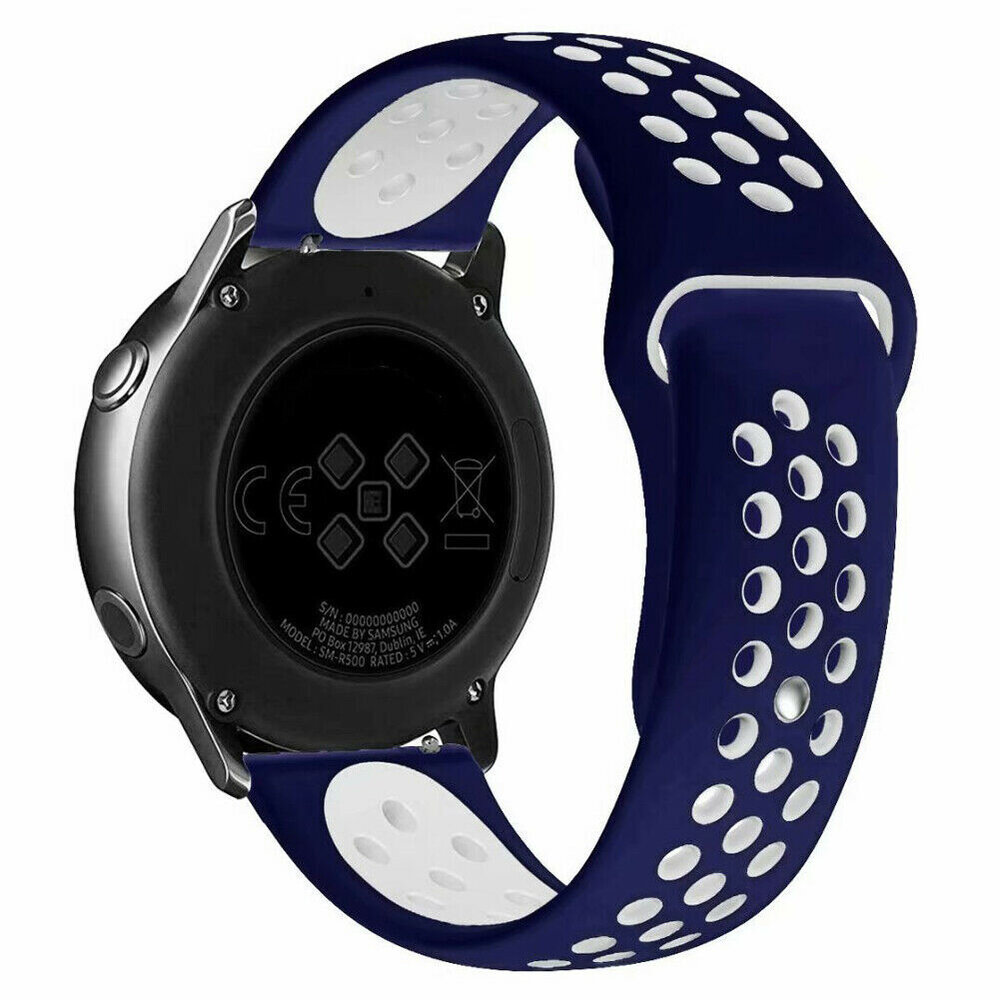 Strap-it® Strap-it Samsung Galaxy Watch 7 - 40mm Sportarmband (Blau/Weiß)