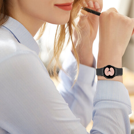 Strap-it® Strap-it Samsung Galaxy Watch 7 - 40mm Stahl-Looparmband (Schwarz) Strap-it® Strap-it Samsung Galaxy Watch 7 - 40mm Stahl-Looparmband (Schwarz)