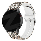 Bandz Bandz Samsung Galaxy Watch 7 - 40mm Silikonarmband 'Leopard'