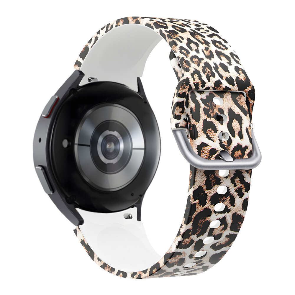 Bandz Bandz Samsung Galaxy Watch 7 - 40mm Silikonarmband 'Leopard'