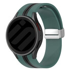 Strap-it® Strap-it Samsung Galaxy Watch 7 - 40mm magnetisches Sportarmband (Grün/Schwarz)