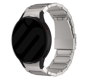 Strap-it® Samsung Galaxy Watch 7 - 40mm 'One push' Titanarmband (Titanium) Strap-it® Samsung Galaxy Watch 7 - 40mm 'One push' Titanarmband (Titanium)