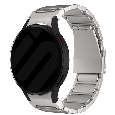 Strap-it® Strap-it Samsung Galaxy Watch 7 - 40mm 'One push' Titanarmband (Titanium) Strap-it® Strap-it Samsung Galaxy Watch 7 - 40mm 'One push' Titanarmband (Titanium)