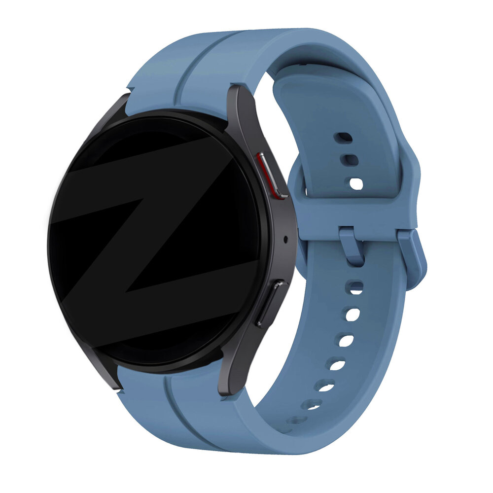 Bandz Bandz Samsung Galaxy Watch 7 - 40mm Silikonarmband 'Extreme' (GrauBlau)