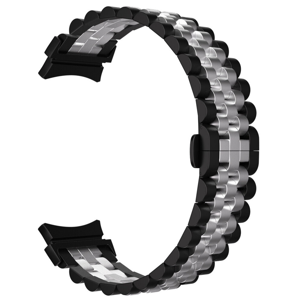 Strap-it® Strap-it Samsung Galaxy Watch 7 - 44mm Jubilee Stahlarmband (Schwarz/Silber) Strap-it® Strap-it Samsung Galaxy Watch 7 - 44mm Jubilee Stahlarmband (Schwarz/Silber)