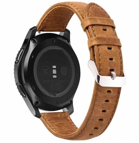 Strap-it® Strap-it Samsung Galaxy Watch 7 - 44mm Lederarmband (Braun)
