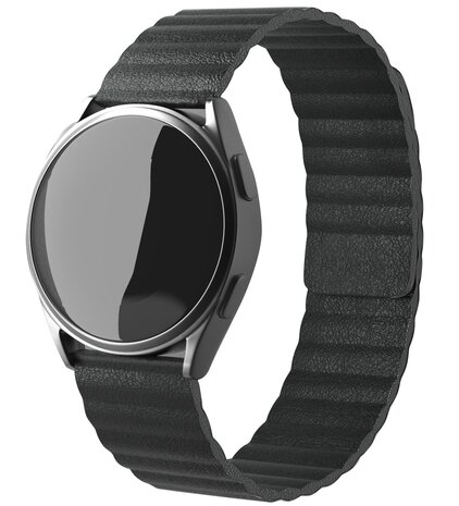 Strap-it® Strap-it Samsung Galaxy Watch 7 - 44mm Leder-Looparmband (Schwarz) Strap-it® Strap-it Samsung Galaxy Watch 7 - 44mm Leder-Looparmband (Schwarz)