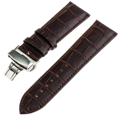 Strap-it® Strap-it Samsung Galaxy Watch 7 - 44mm Luxus Lederarmband (Dunkelbraun) Strap-it® Strap-it Samsung Galaxy Watch 7 - 44mm Luxus Lederarmband (Dunkelbraun)